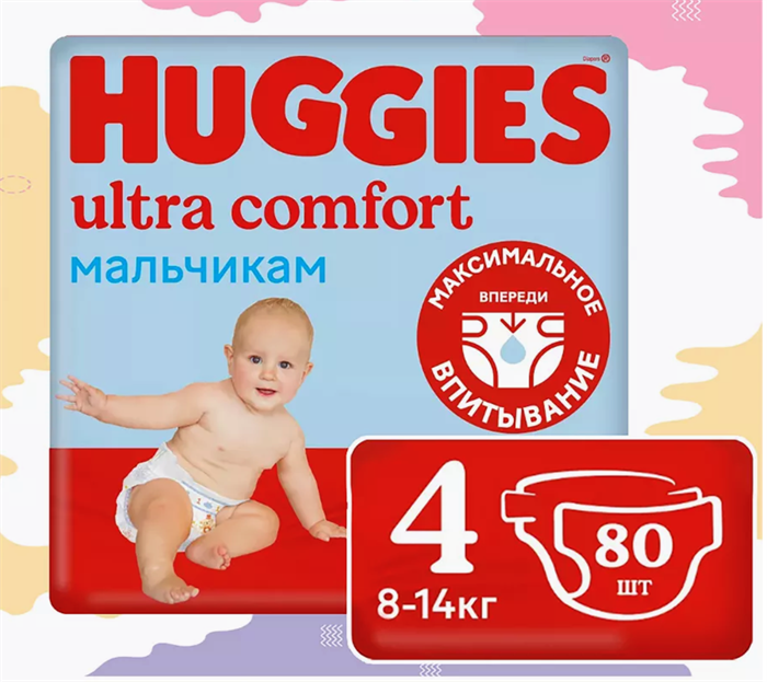 HUGGIES 4 80-шт 10346 - фото 417