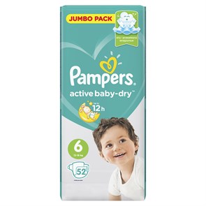 Pampers 6 52шт 10335