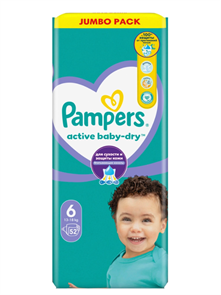Pampers 6 52 шт 10336