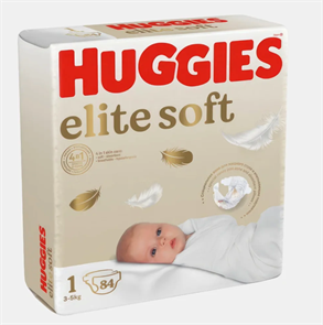 HUGGIES elite soft 1 84-шт 10353